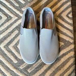Bruno Marc Dream Comfort Memory Cushion Slip On Shoes Light Gray 10